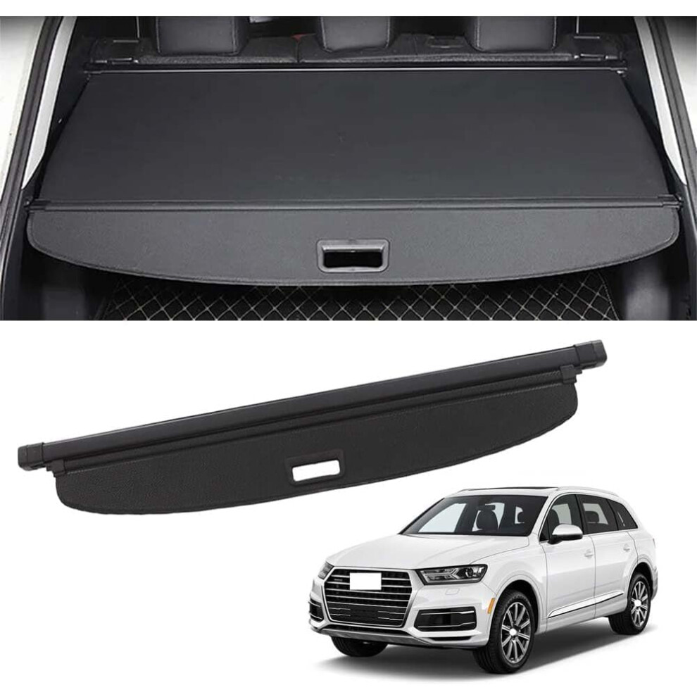 Retractable Cargo Cover For Audi Q7 Typ 4M Suv 2016, Trunk Privacy Shade Luggage Shield And Parcel Shelf Accessories 9016109737922