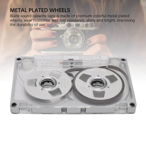 Pro Design 55 Mins Silver Empty Cassette for Custom Music Recording 2