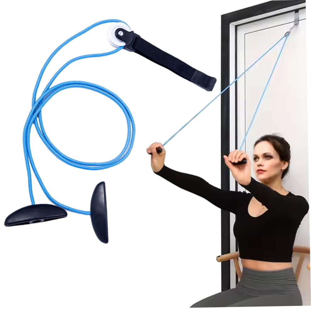 Shoulder Pulley for Physical Therapy | Portable Exercise Equipment with Soft Grip Handles for Home Gym Use