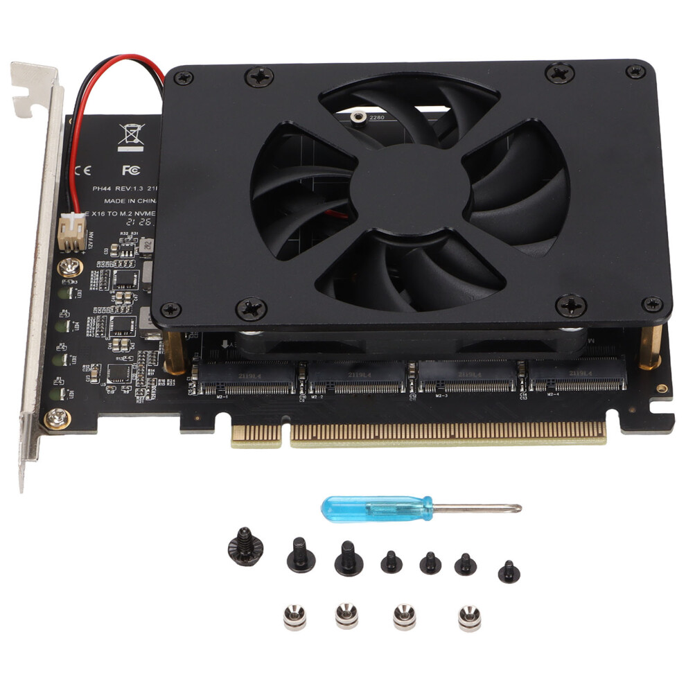 Adapter Card Nvme M.2 To Pcie X16 4 Ports 32Gbps 8320539024424