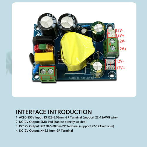 Module d'alimentation GaN isolé SC1933C 40 W 5,08 mm, PCB 2