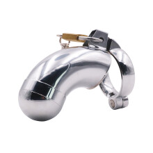 Bondage Chastity Cage for Men with 45mm Cock Ring, BDSM Sissy Chastity Belt, Extreme Hard Cock Cage Toys