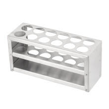 Reagenzglashalter aus 304-Edelstahl, 23 mm, 12 Löcher