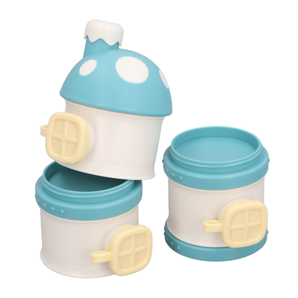 Multilayer Baby Milk Powder Dispenser ,Stackable,7.5X23cm Blue