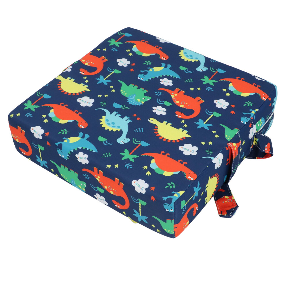Portable Toddler Booster Cushion, Washable, Non Slip, 32X32x8cm Blue
