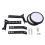 Bicycle Training Wheels Adjustable Steel Plastic 10