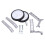 Bicycle Training Wheels Adjustable Steel Plastic 7