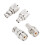 4 Pcs UHF to BNC Nickel Plated Copper Connector 3