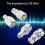 4 Pcs UHF to BNC Nickel Plated Copper Connector 8