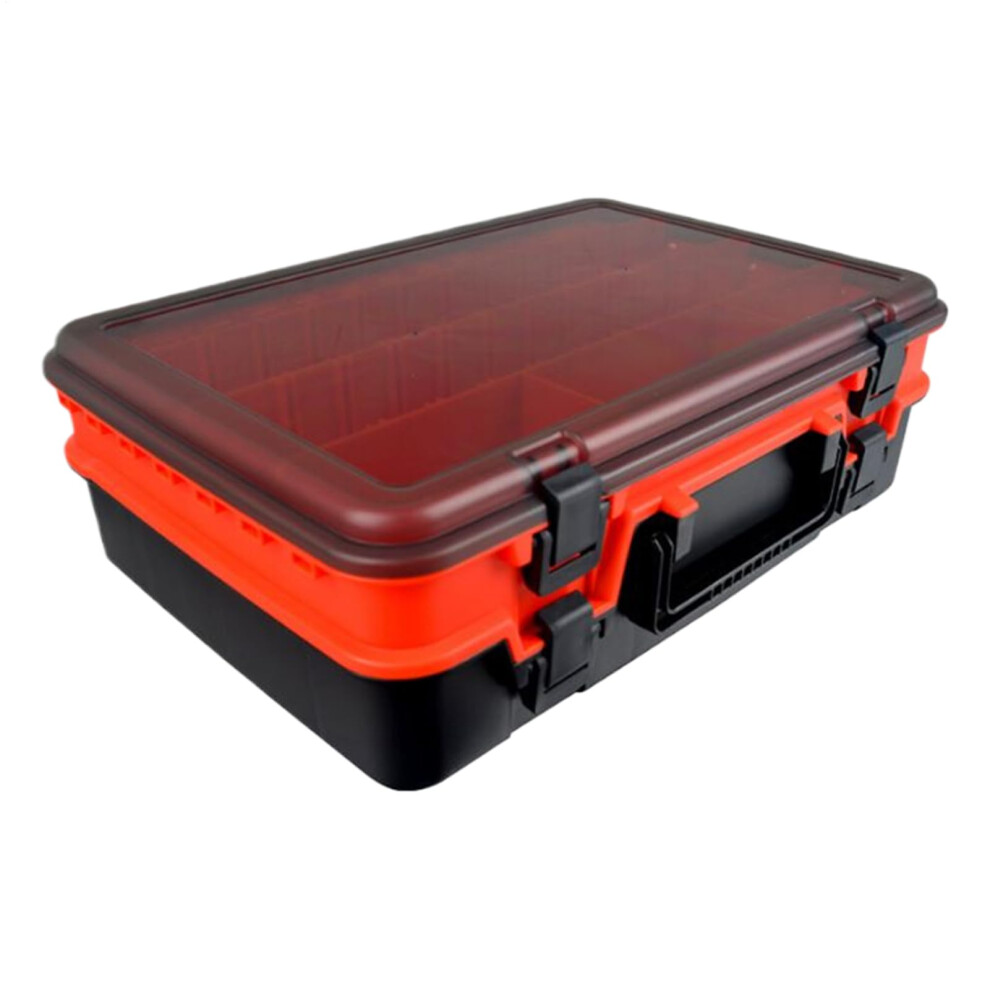 Fishing Tackle Box, 2-Layer Lure Organizer Case, All-Weather Design, 14.17x9.84x4.72 Inches for Rivers and Lakes-image-OPC-PKDNZYJ-NEW