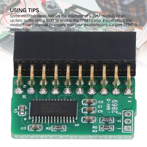 Enhance Security: TPM 2.0 Module 20-Pin LPC Vertical PCB Design 2