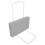 Universal Crib Bed Rail Guard - Anti-Fall Adjustable Height Gray 1