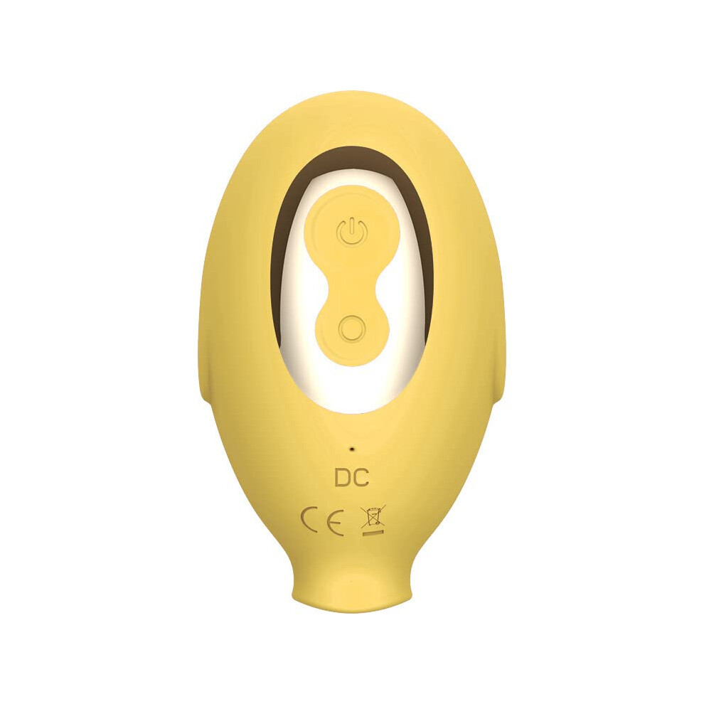 Yellow Travel Pocket Quiet Waterproof Bullet Tool 10 Modes Sadgb2 Silicone Massage Ball Handheld Personal Massager