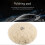 7 Inch Double Sided Wool Polishing Pad Buffing Pad with 5/8 Inch Bolt Wool (Pack 3