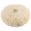 7 Inch Double Sided Wool Polishing Pad Buffing Pad with 5/8 Inch Bolt Wool (Pack 12
