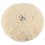 7 Inch Double Sided Wool Polishing Pad Buffing Pad with 5/8 Inch Bolt Wool (Pack 1