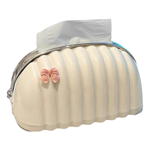 Whimsical Rabbits Tissue Box for Kids Rooms, Sturdy Construction, Easy Refill Process, Decorative Office Accessory