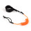 4ft Coiled SUP Surfboard Leash Elastic Safety Rope - Blue/Orange/Green 1