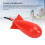 Portable Red S Carp Feeder Float Bait Holder for Precise Nesting 15