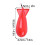 Portable Red S Carp Feeder Float Bait Holder for Precise Nesting 2