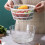 Salad Spinner 22.8x12cm Multi-Use Vegetable Dryer for Kitchen White Plastic Lettuce Spinner Drain Tool 4