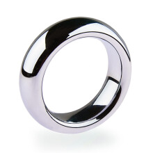 BDSM Stainless Steel Cockrings for Men 44mm Scrotum Stretching Pendant Restraint Ring Metal Loop Penis Ring