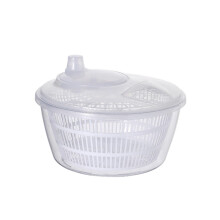 Salad Spinner 22.8x12cm Multi-Use Vegetable Dryer for Kitchen White Plastic Lettuce Spinner Drain Tool