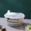 Salad Spinner 22.8x12cm Multi-Use Vegetable Dryer for Kitchen White Plastic Lettuce Spinner Drain Tool 2