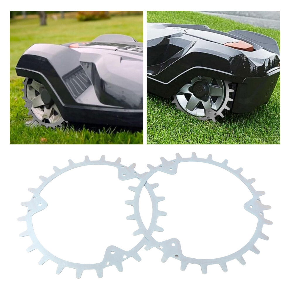 Robotic Mower Wheel Spikes 252Mm - Fits 330 420 430X 440 450X Models 8391348287355