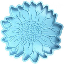 Handcraft Decoration Sunflower Coaster Epoxy Resin Mold Cup Mat Silicone Mould