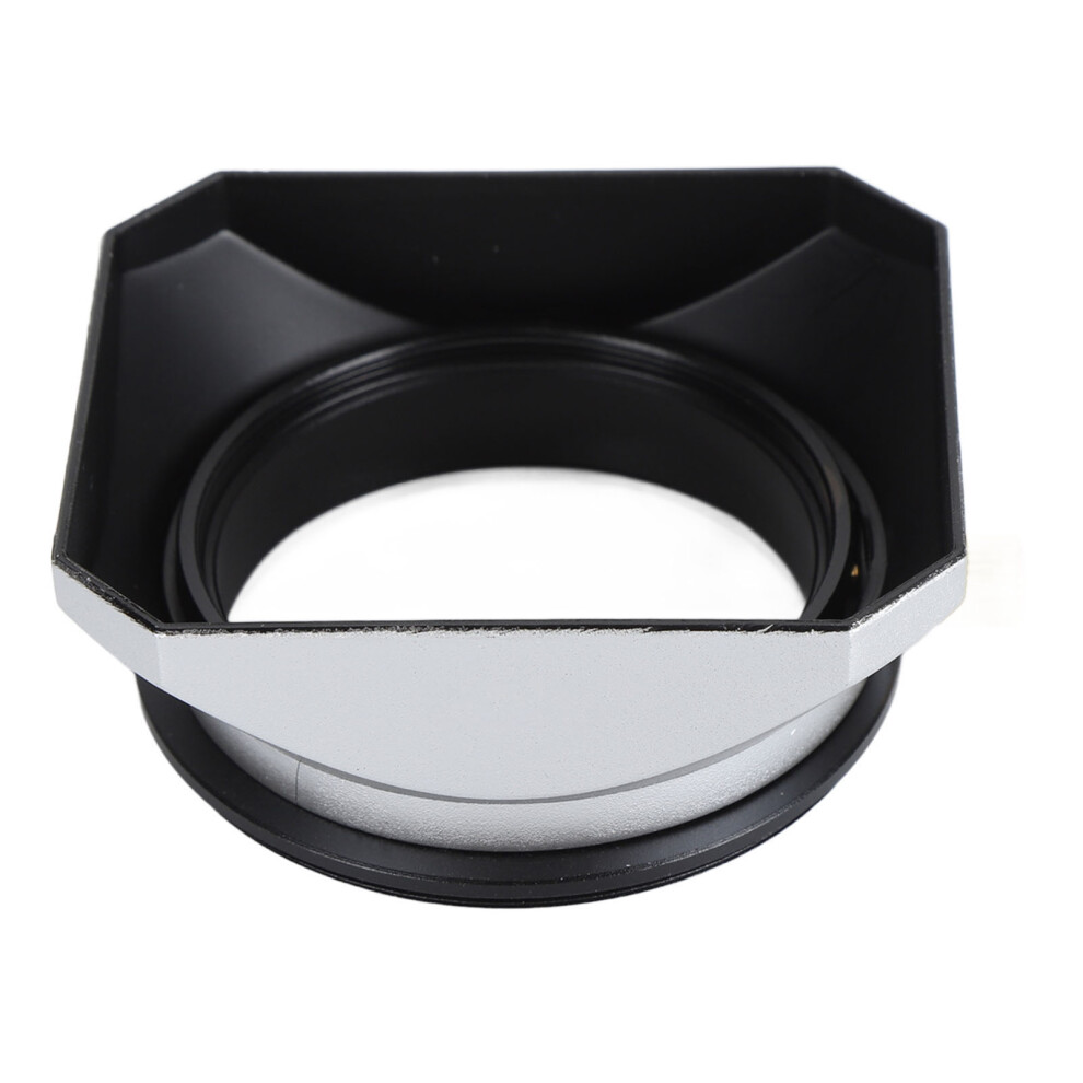 58Mm Square Matte Lens Hood For Digital & Mirrorless Cameras Silver 5001348288810