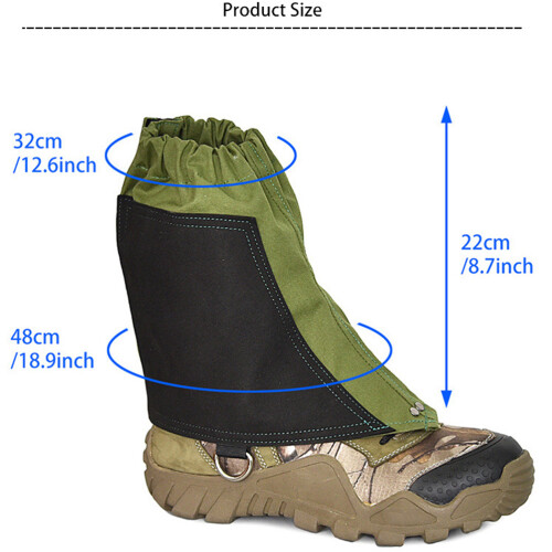 Gaiters Low Waterproof Ankle Gaiters Adjustable 1