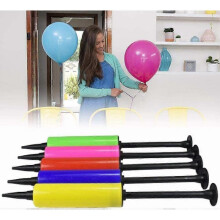 1pc Balloon Pump Portable Mini Pump Hand Push Inflatable Adult Birthday