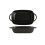 Baking Oven Dish Ceramic Bakeware, 2-Piece Rectangle Lasagna Baking Pans for Cake and Dinner, Color C 1