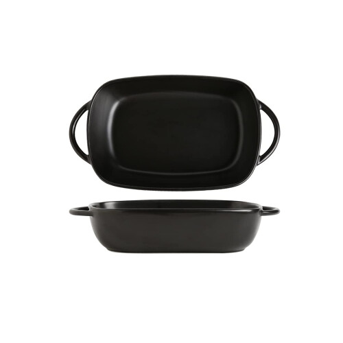 Baking Oven Dish Ceramic Bakeware, 2-Piece Rectangle Lasagna Baking Pans for Cake and Dinner, Color C