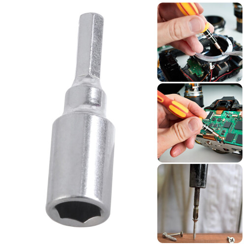 6.35mm To 4mm Socket 1/4inch Hex Magnetic Adapter Socket 1