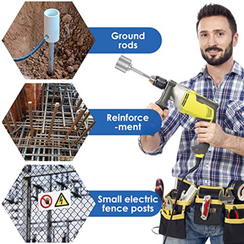 Κατσαβίδι ράβδου εδάφους SDS-Max, βαρέως τύπου κατσαβίδι τρυπανιού χάλυβα (2,56 ίντσες) 2
