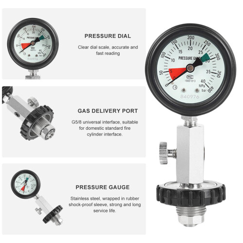 High Pressures Air Tanks Accurate Pressures Measurement Safe 1