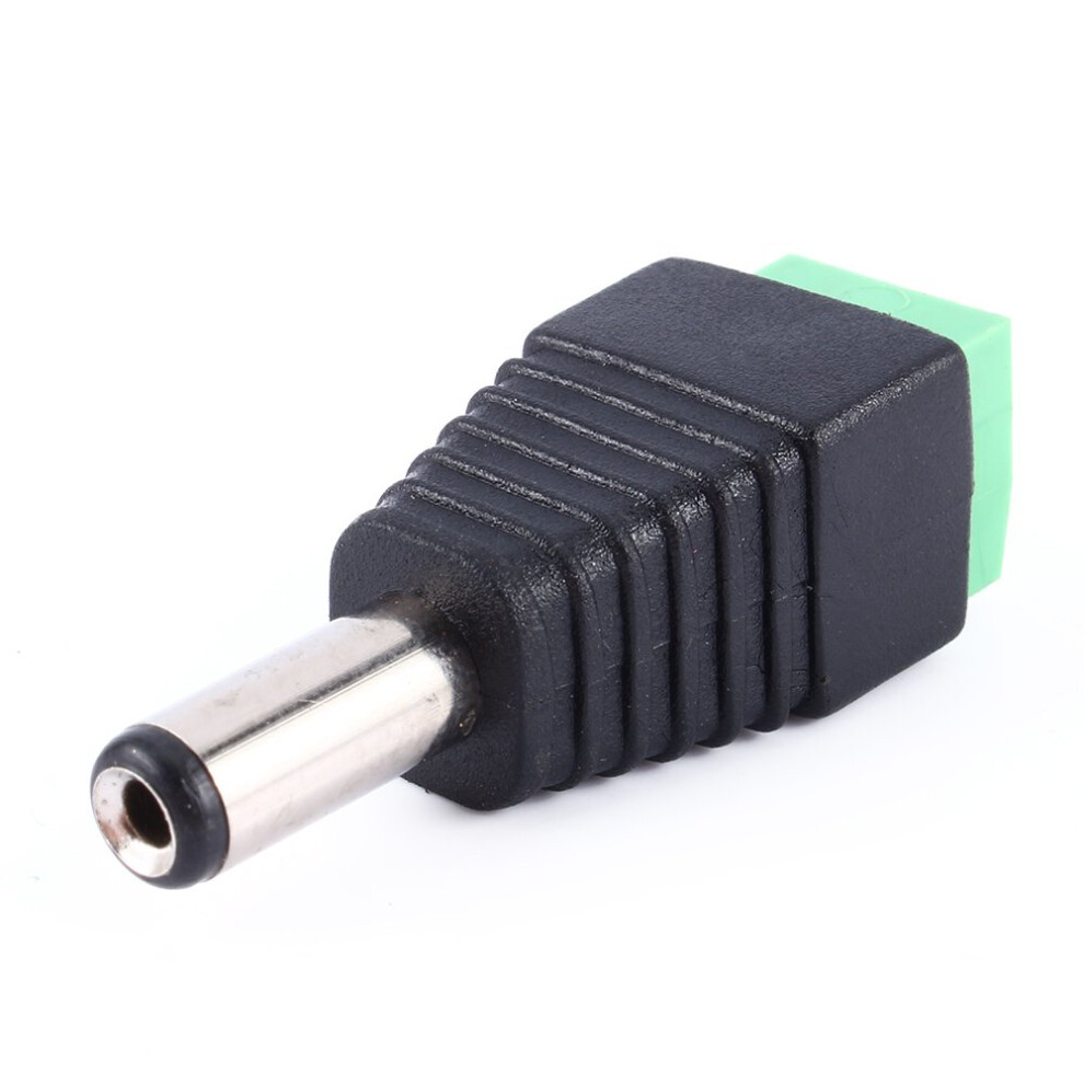 Dc Power Connector For Led Strip And Cctv Security Camera, Dc Jack Plug Adapter, Cable Wire Ends Plug 6447073552298