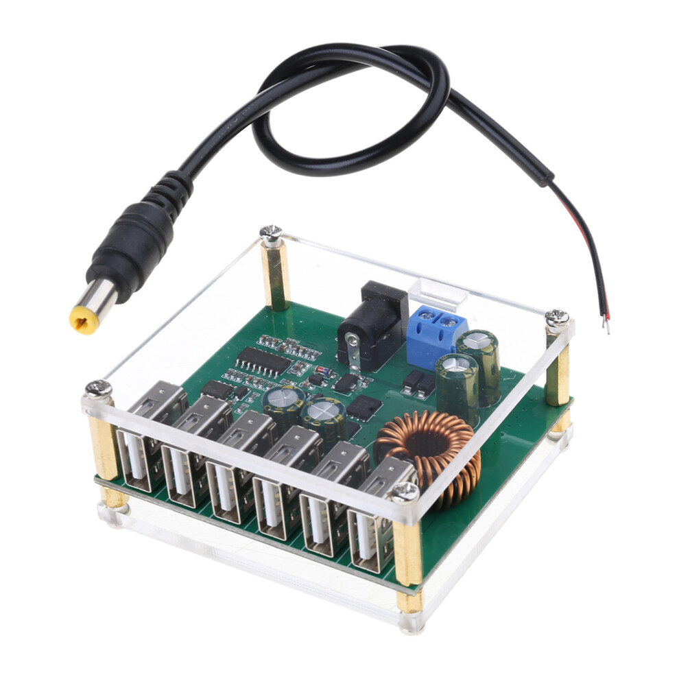 Dcbuck Power Converter Conversion Module 6Usb Output For Various 7627000013101