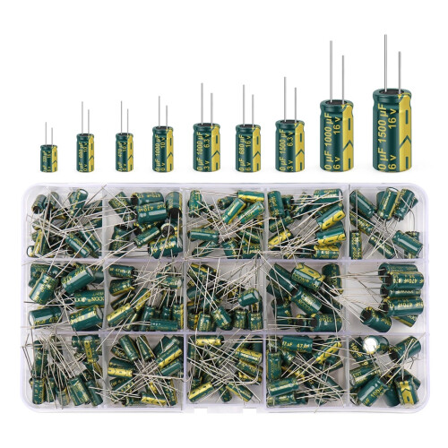15 Value 225PCS Aluminum Electrolytic Capacitors Practical 2