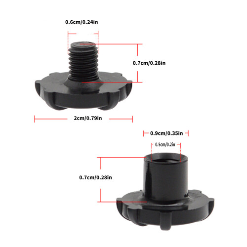 Light weight Diving Backplate Pad Screws Buoyance Adjustment 2