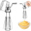 Hand Crank Eggs Beater with Double Heads Eggs Whisk Efficient 4