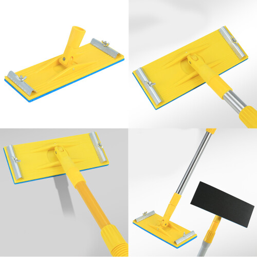 Adjustable Sandpaper Holder for Polishing with Ergonomic Handle 1