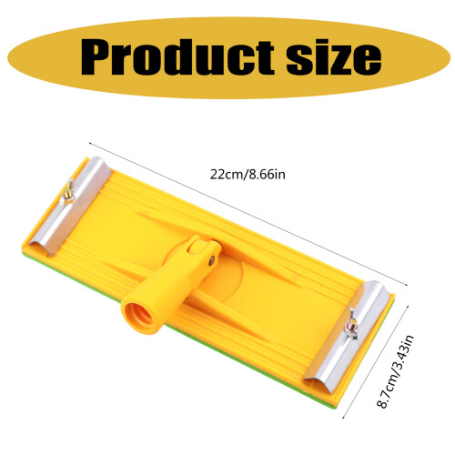 Adjustable Sandpaper Holder for Polishing with Ergonomic Handle 2