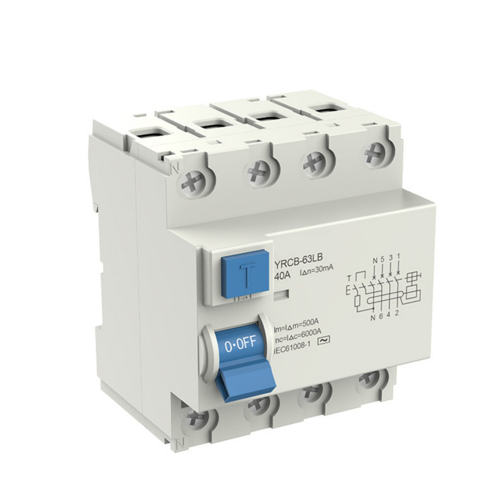 Leakage Protectors 4P 63A 30Ma Type A Leakage Circuit Breaker 7627000013705