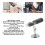 Wireless Digital Microscope 1000X HD WiFi for Android iOS & PC 8 LEDs 12