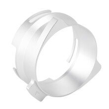 Embudo de dosificación 54mm anillo de portafiltro plateado 6.2cm