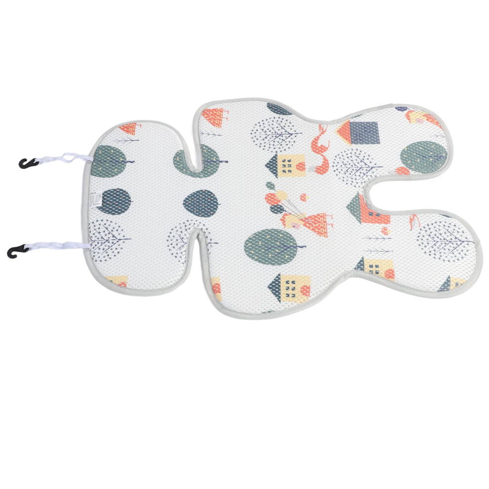 Universal 3D Breathable Ice Cooling Mat for Toddler Stroller - Snowman