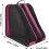 Ice Skate Bag - Lightweight Three Layer Storage Organizer with Adjustable Shoulder Strap, Ventilated Pockets, Compact Pink 5